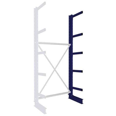 Kragarmregal MULTISTRONG M, einseitig, Anbauregal, HxWxT: 3000x1300x500 mm - META Skladovací technika