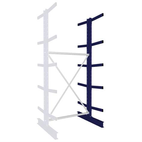 Kragarmregal MULTISTRONG M, beidseitig, Anbauregal, HxWxT: 3000x1300x1000 mm - META Skladovací technika