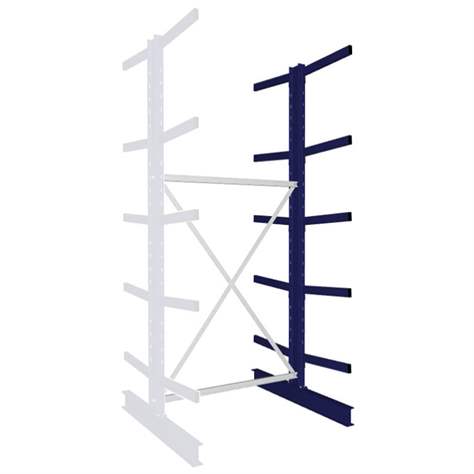 Kragarmregal MULTISTRONG M, beidseitig, Anbauregal, HxWxT: 3000x1300x1200 mm - META Skladovací technika
