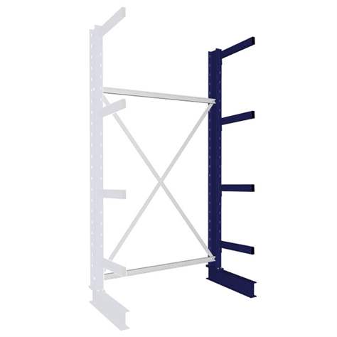 Kragarmregal MULTISTRONG M, einseitig, Anbauregal, HxWxT: 2500x1300x500 mm - META Skladovací technika