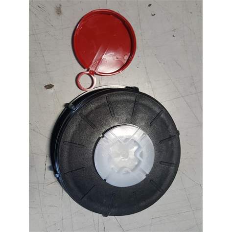 Schraubdeckel 150 mm mit Innegewinde 2" und Entlüfungseinsatz DAE, EPDM Dichtring - Bild3