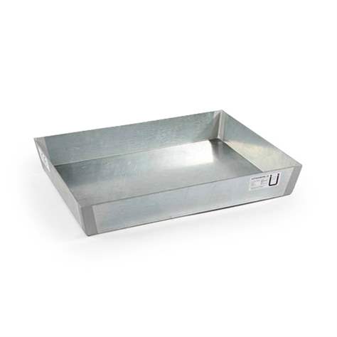 Paletová záchytná vana (StawaR), pozinkovaná, bez roštu, záchytný objem 20l, 600x400 mm