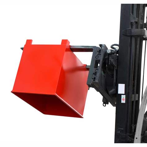 Drehbehälter, Volumen 300 l, Traglast 500 kg, LxBxH: 620x840x800 mm, feuerverzinkt - Bauer GmbH - Bild2