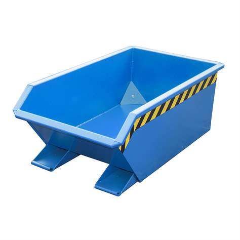 Nízký výklopný přepravník se sítkem, výpustný kohout, objem 270 l, nosnost 1000 kg, d x š x v: 1385x780x450 mm, žárově zinkovaná - Bauer GmbH - obrázek7