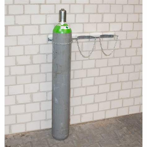 Wandhalterungen für 3 Gasflashen mit 230 mm Durchmesser, feuerverzinkt - Bauer GmbH - Bild2