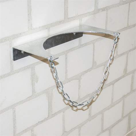 Wandhalterungen für 1 Gasflashe mit 320 mm Durchmesser, feuerverzinkt - Bauer GmbH