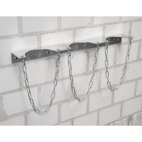 Wandhalterungen für 3 Gasflashen mit 140 mm Durchmesser, feuerverzinkt - Bauer GmbH