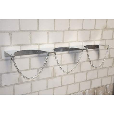 Wandhalterungen für 3 Gasflashen mit 320 mm Durchmesser, feuerverzinkt - Bauer GmbH