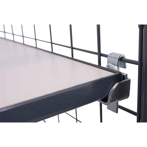 ESD - Schrankwagen VARIOfit, 4 Etagen, 1245 x 785 mm, mit Türen - Cordes - Bild2