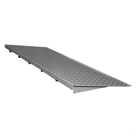 Nájazdová rampa, pre podlahovú záchytnú vaňu, d x š x v: 2850x500x78 mm - Bauer GmbH