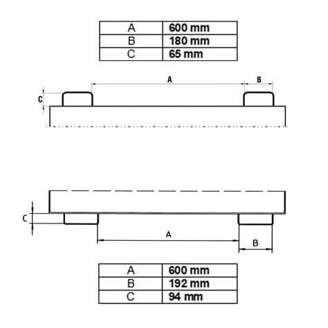 Kónický přepravník s výklopným dnem, objem 500 l, nosnost 1000 kg, d x š x v: 1040 x 1200 x 715 mm, barva zelená RAL6011 - Bauer GmbH - obrázek6