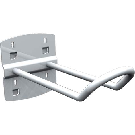 Cârlig ”U” (dublu) 45°, zincat, lungime 60 mm, unitate ambalare 5 buc. - Kovos Verneřice