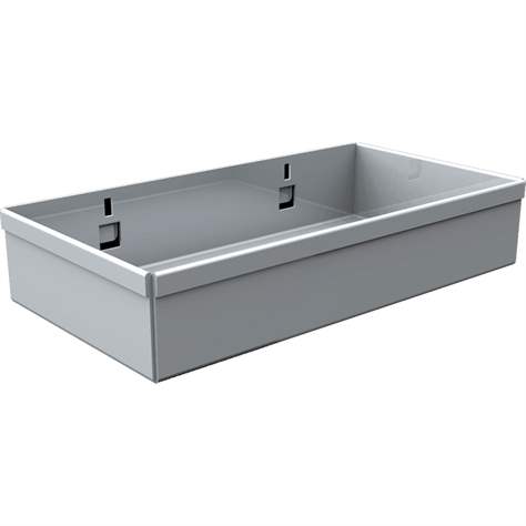 Ablagekasten 148 x 78 x 30 mm, verzinktes Blech, VE 5 Stück - Kovos Verneřice