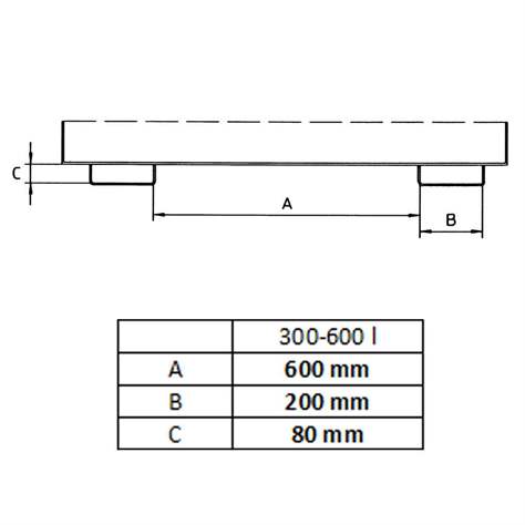 Der Kippbehälter mit 3-seitiger Kippfunktion, Volumen 300 l, Traglast 750 kg, LxBxH: 1460x1010x890 mm, Farbe Grün RAL6011 - Bauer GmbH - Bild7