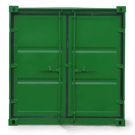 Lagercontainer, LxBxH: 4550x2200x2260 mm, Holzboden, Außenfarbe Grün RAL6029 - Bild2