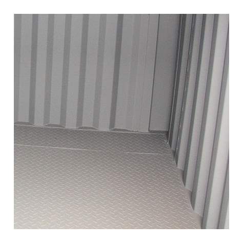 Lagercontainer, LxBxH: 1980x1950x1910 mm, Stahlboden, Außenfarbe Grün RAL6029 - Bild2