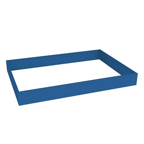 Blechsockel 140 mm für Zeichnungsschrank Format A0, Farbe blau RAL 5010 - Malow