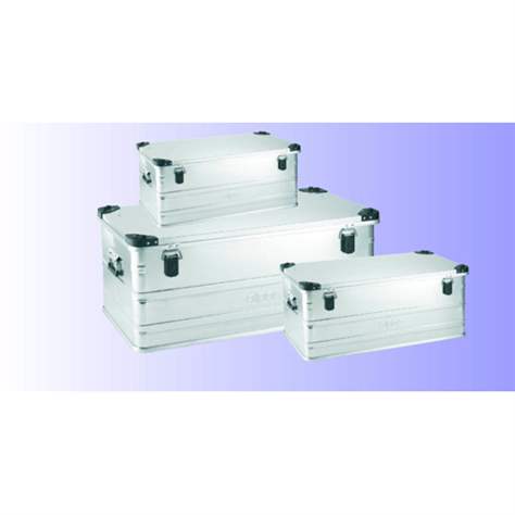 Hliníkový prepravný a skladovací kufor, profesionálny, objem 91 l - obrázok2