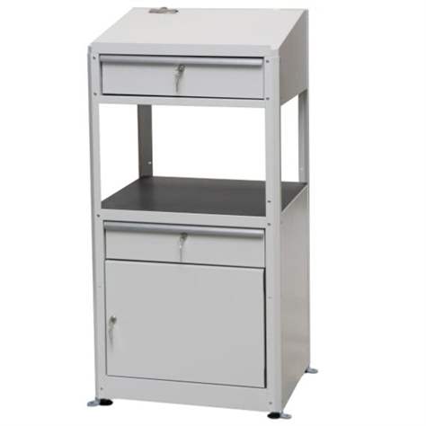 Pupitru de atelier cu dulap cu uși, 2 sertare, HxLxI: 1225x597x527 mm