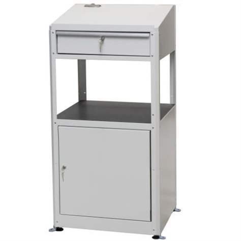 Pupitru de atelier cu dulap cu uși, 1 sertar, HxLxI: 1225x597x527 mm