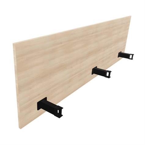 SQart Trennwand für Schreibtisch, farbe Akazie, l x h: 1800 mm x 380 mm - Nowy Styl Group