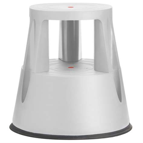 Rollhocker aus Kunststoff, Traglast 150 kg, Farbe grau - TWINCO Solution ApS