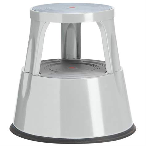 Rollhocker aus Stahlblech, Traglast 150 kg, Farbe grau - TWINCO Solution ApS