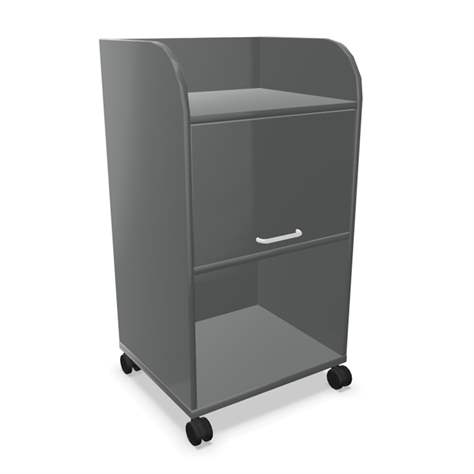 Caddy-Schrank fahrbar, Farbe Dunkelgrau, H x B x T: 1030 x 550 x 470 mm - Nowy Styl Group