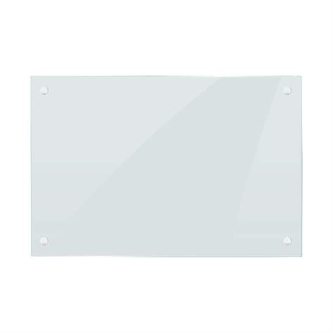 Glas whiteboard, beschreibbar und magnetisch, 600x450 mm - TWINCO Solution ApS
