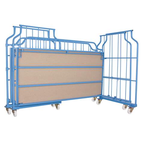 Stapelbox UNIVERSAL-Corlette, fahrbar, Maschen 500x260 mm, LxTxH: 2400 x 1150 x 1850 mm - Bild2