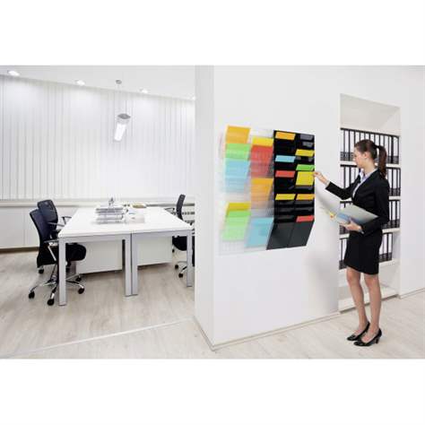 Sortierfächer Flexibox, 12 x A4 Hochformat, Farbe weiß - DURABLE Hunke & Jochheim GmbH - Bild3