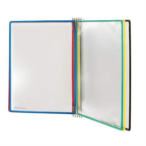 Magnetischer Halter mit 5 Klarsichttafeln, mehrfarbig - TARIFOLD (OFFICELINE)