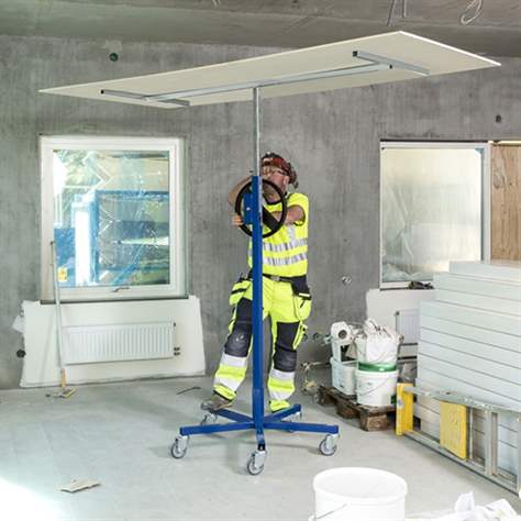 Plattenlift für Panele und Gipsplatten - Konga Mekaniska Verkstad AB - Bild2