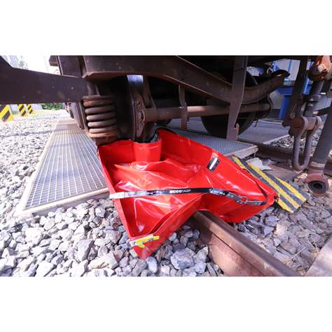 Multifunktions-Faltwanne, aus PVC, Auffangvolumen 900 l, 1500x1500x425 mm, mit Tragtasche - Metal Arsenal Trade s.r.o. - Bild4