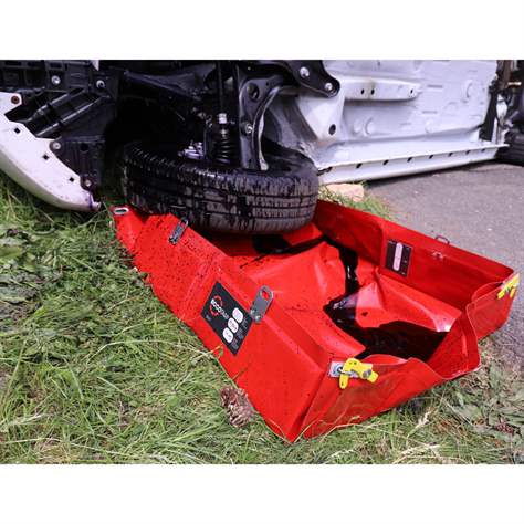 Multifunktions-Faltwanne, aus PVC, Auffangvolumen 900 l, 1500x1500x425 mm, mit Tragtasche - Metal Arsenal Trade s.r.o. - Bild9