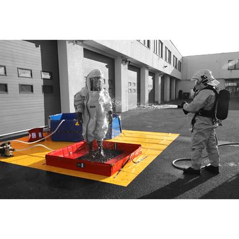 Multifunktions-Faltwanne, aus PVC, Auffangvolumen 900 l, 1500x1500x425 mm, mit Tragtasche - Metal Arsenal Trade s.r.o. - Bild10