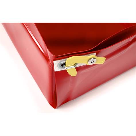 Multifunktions-Faltwanne, aus PVC, Auffangvolumen 900 l, 1500x1500x425 mm, mit Tragtasche - Metal Arsenal Trade s.r.o. - Bild12