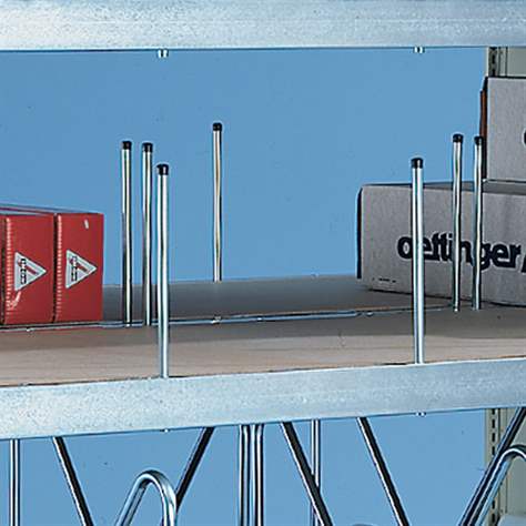 Násuvná tyč k rozdělení police, délka 350 mm - META Skladovací technika - obrázek2