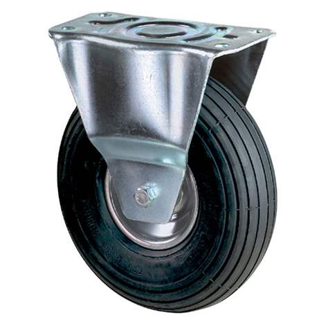Transport-Bockrolle, Luftreifen, Durchm. 200 mm, Traglast 60 kg