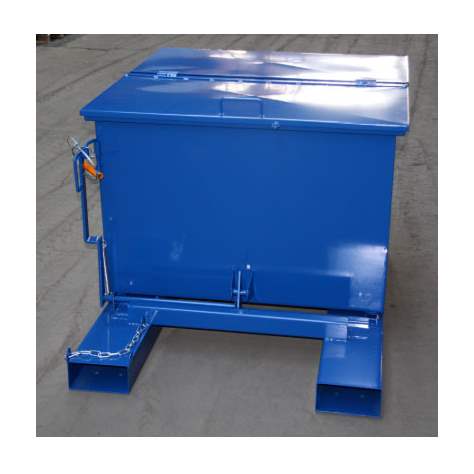 Klappdeckel für Kippbehälter 600 l, in der Farbe des Behälters - Bild3