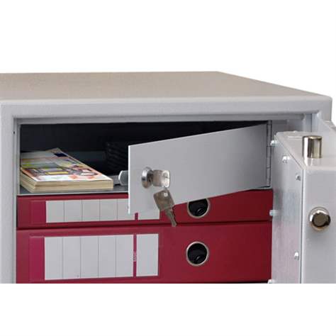 Aufpreis für Innenschrank für Wertschutzschrank, Höhe 200 mm, Zylinderschloss.