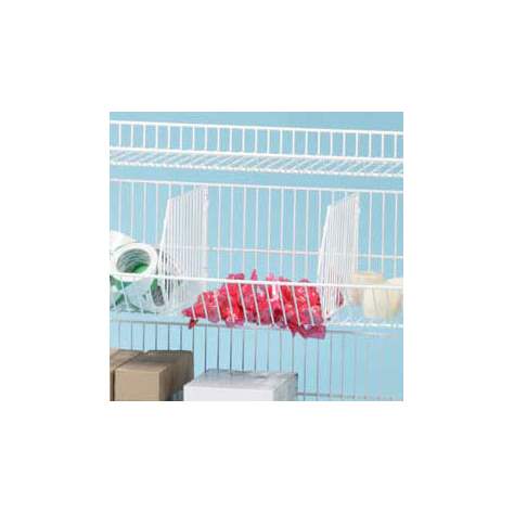 Trenngitter für Stapelkörbe, Höhe 300 mm, VE=5 Stk., weisse Lackierung