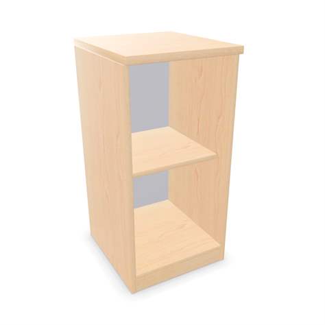 Büroschrank - Regal, H x B x T: 825 x 400 x 445 mm, Farbe Ahorn - Nowy Styl Group