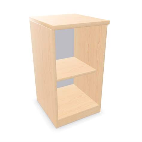 Büroschrank - Regal, H x B x T: 740 x 400 x 445 mm, Farbe Ahorn - Nowy Styl Group