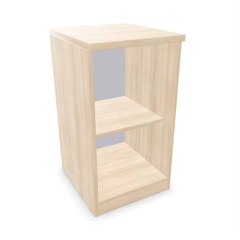 Büroschrank - Regal, H x B x T: 740 x 400 x 445 mm, Farbe Akazie - Nowy Styl Group