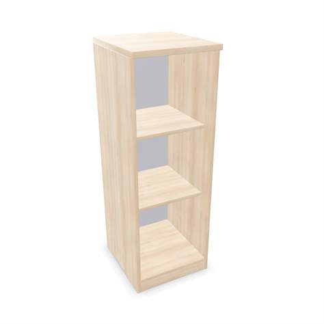 Büroschrank - Regal, H x B x T:1155 x 400 x 445 mm, Farbe Akazie - Nowy Styl Group