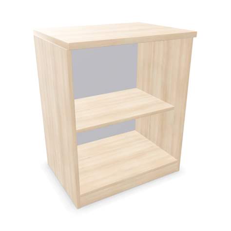 Kancelářská skříň - regál, v x š x h: 740 x 600 x 445 mm, barva akácie - Nowy Styl Group