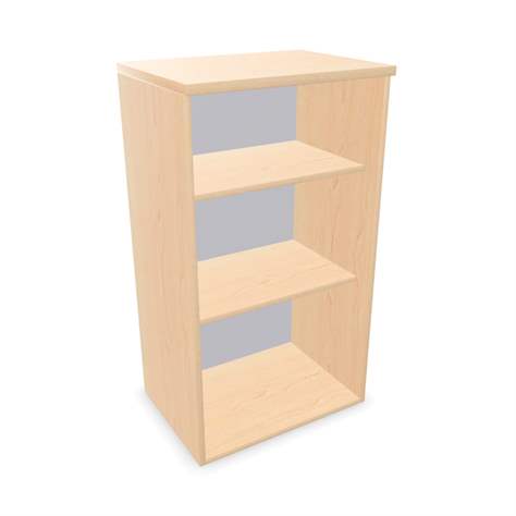 Kancelářská skříň - regál, nástavec, v x š x h: 1070 x 600 x 445 mm, barva javor - Nowy Styl Group