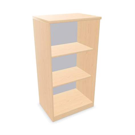 Büroschrank - Regal, H x B x T: 1155 x 600 x 445 mm, Farbe Ahorn - Nowy Styl Group
