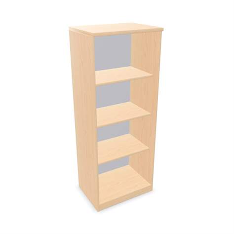 Büroschrank - Regal, H x B x T: 1545 x 600 x 445 mm, Farbe Ahorn - Nowy Styl Group